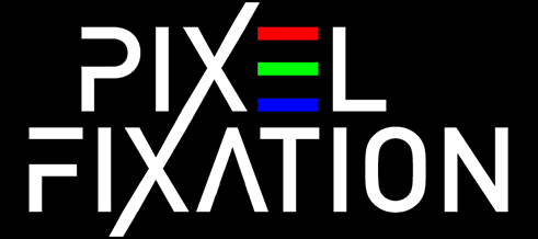 Pixel Fixation logo - Powerful multi-screen and content management solution for your event